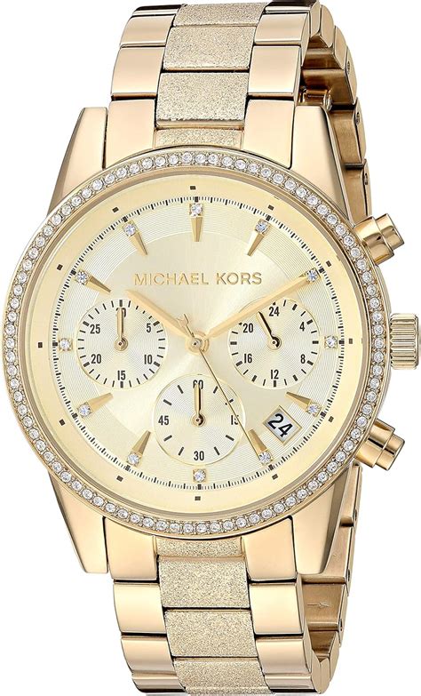 michael kors the ritz chronograph bracelet watch 36mm|mk6597.